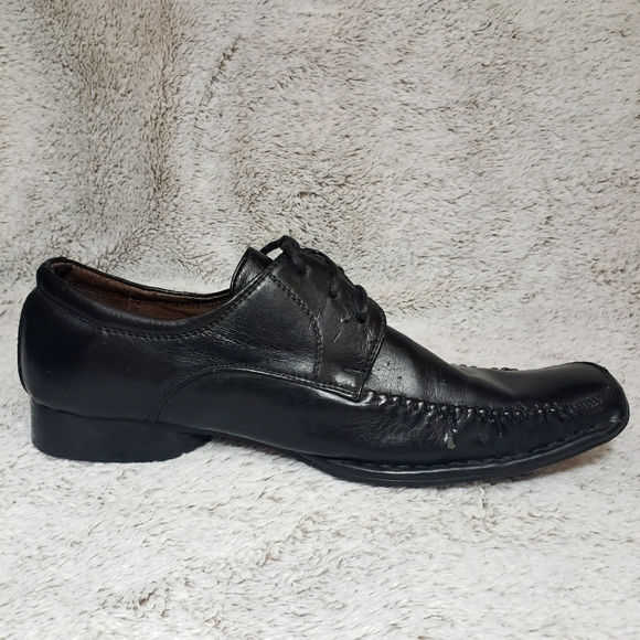 Lalikaer Black Lace Up Dress Shoes - Picture 2 of 7
